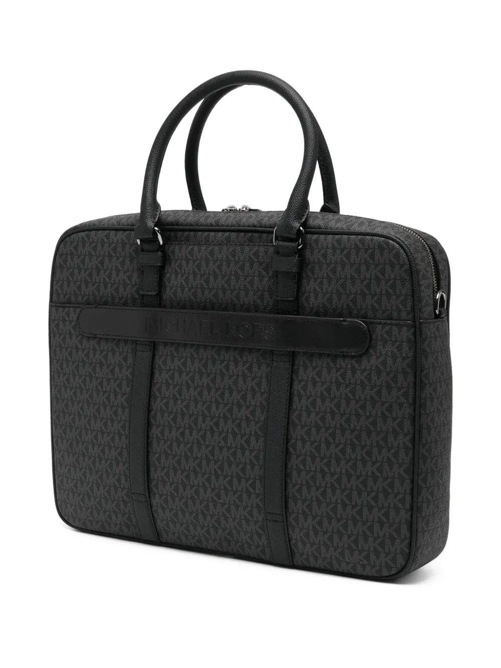 Michael Kors Aktetas met monogram - Zwart