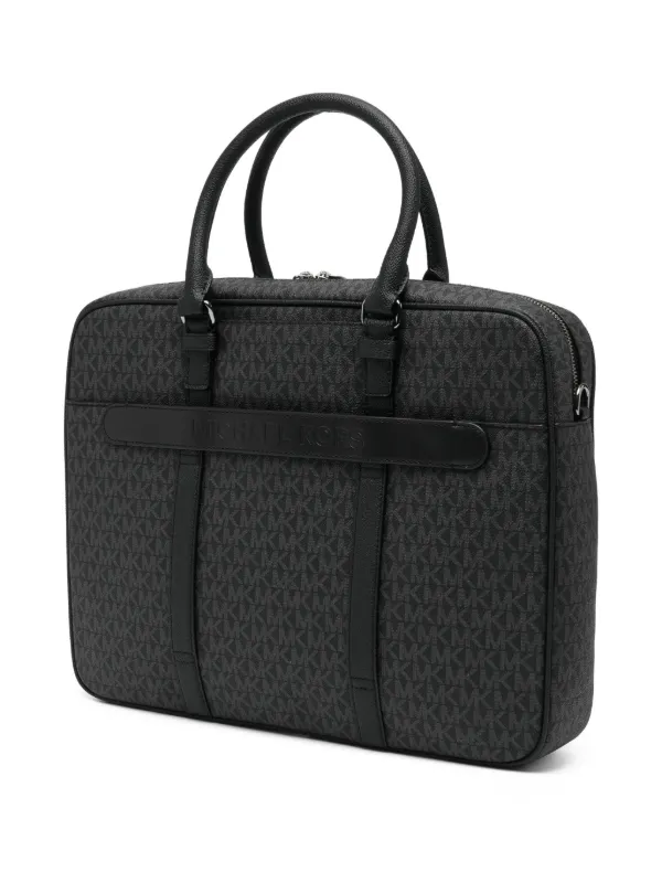 MICHAEL KORS ブラック ビジネスバッグ Michael Kors Monogram Briefcase | Black | FARFETCH