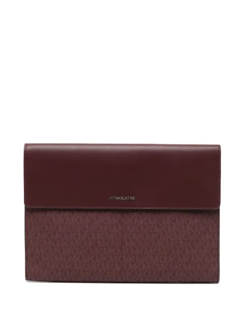 Michael Kors signature-logo laptop bag
