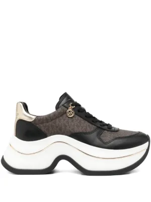 Michael Michael Kors Tênis Sami Com Zíper | Preto | FARFETCH BR