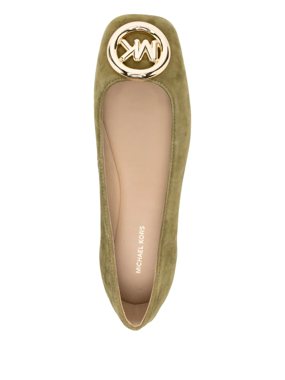 Michael Kors Milan ballerina's Groen