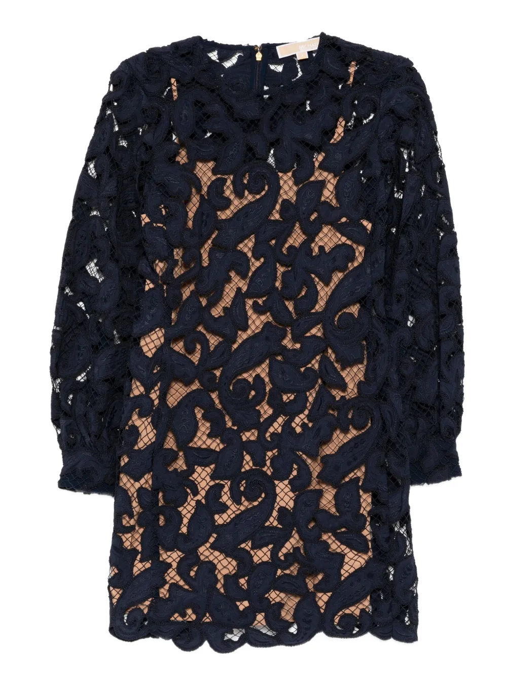 Michael Kors レースディテール ミニドレス - ブルー Michael Kors レースディテール ミニドレス - ブルー