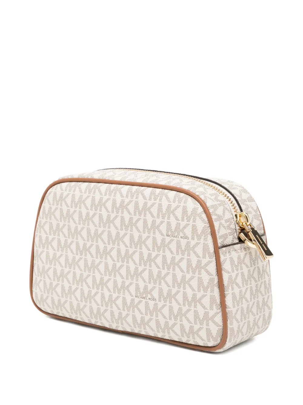 Michael Kors Small Jet Set Crossbody Bag In Neutral
