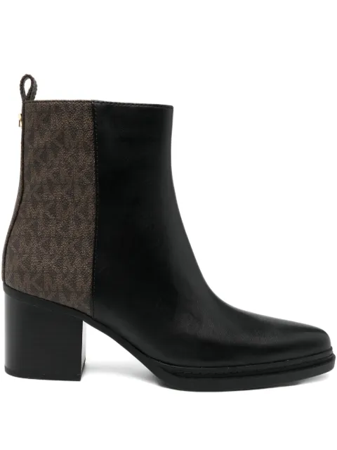 Michael Kors lex leather and signature logo boots