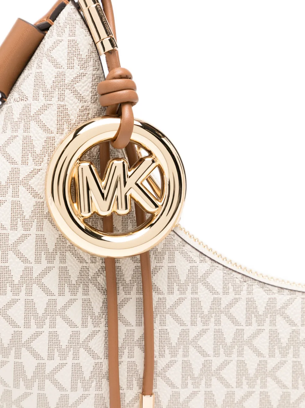 Michael Kors Medium Koa Shoulder Bag In Neutral
