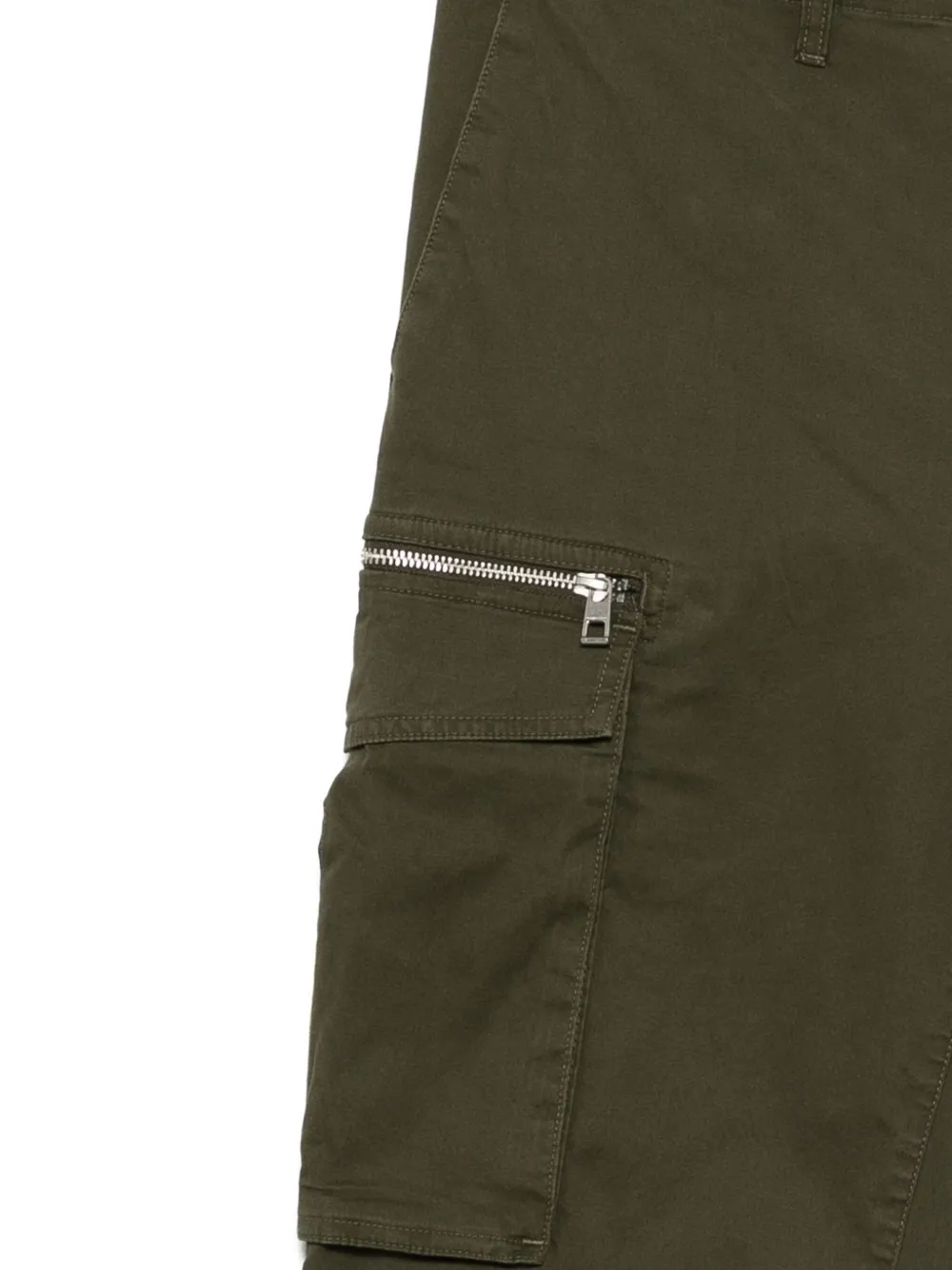 Michael Kors Stretch cargo broek met rits Groen