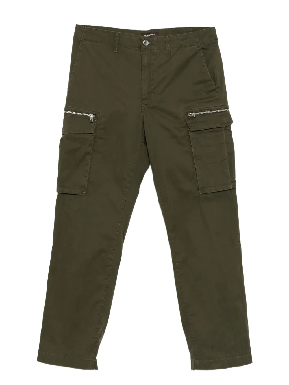 Michael Kors stretch zip cargo pants | Green | Image 1