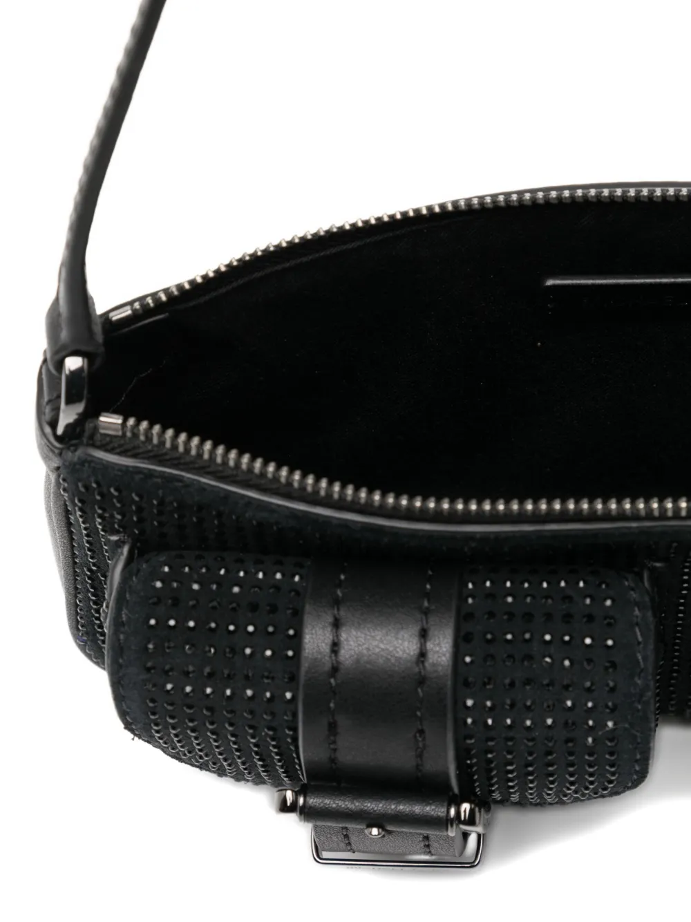 Michael Kors Small Zoe Convertible Pochette In Black