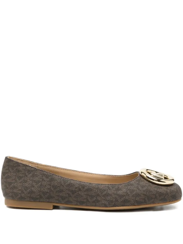 Michael Kors Milan Ballet Flat Brown FARFETCH IN