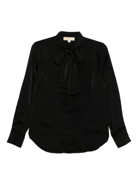 Michael Kors blouse en satin à franges
