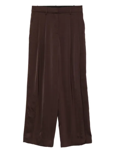 Michael Kors satin wide-leg trousers