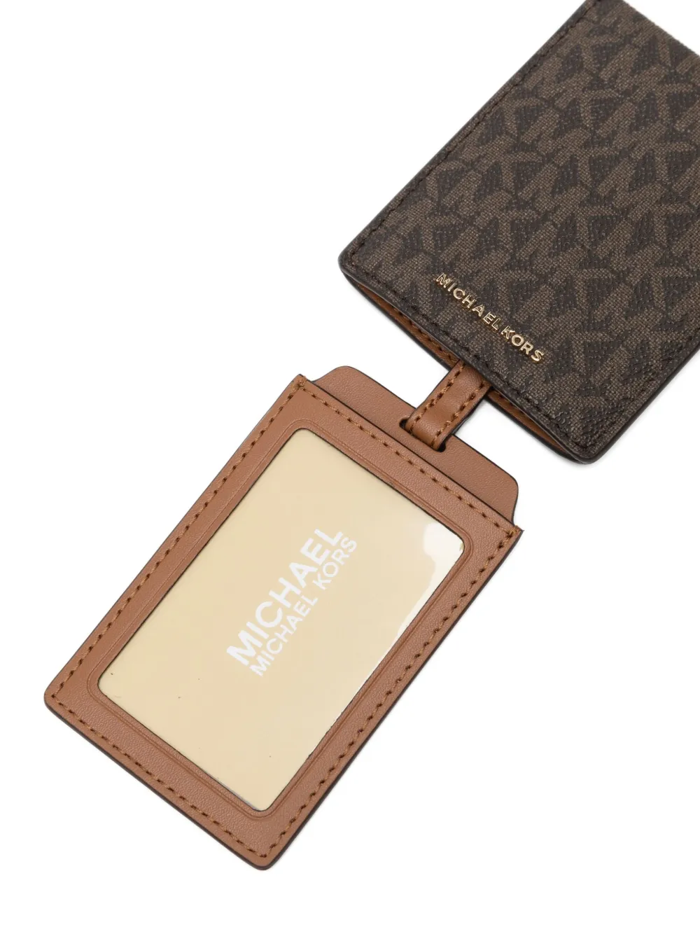 Michael Kors Bagagelabel met kenmerkend logo Zwart