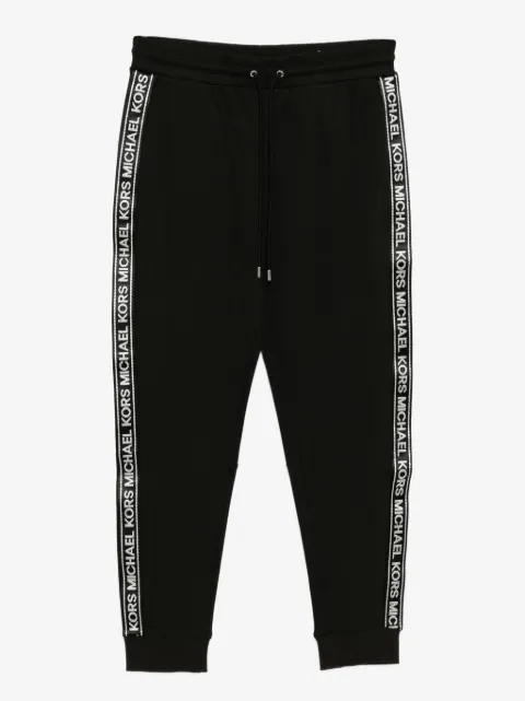 Michael Kors logo tape track pants