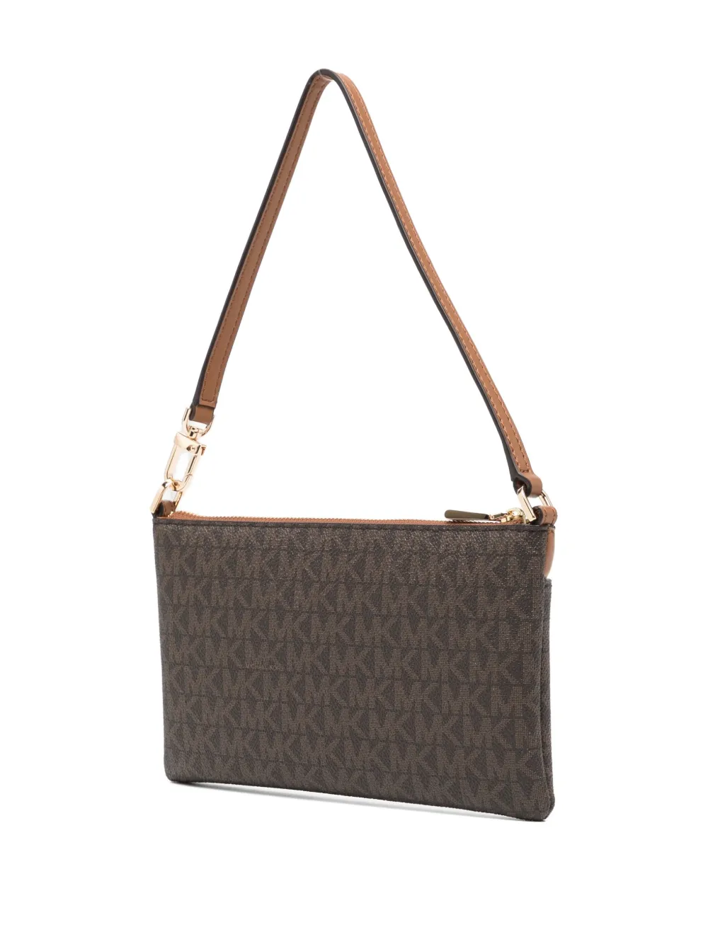 Michael Kors Wristlet schoudertas met polsband - Bruin
