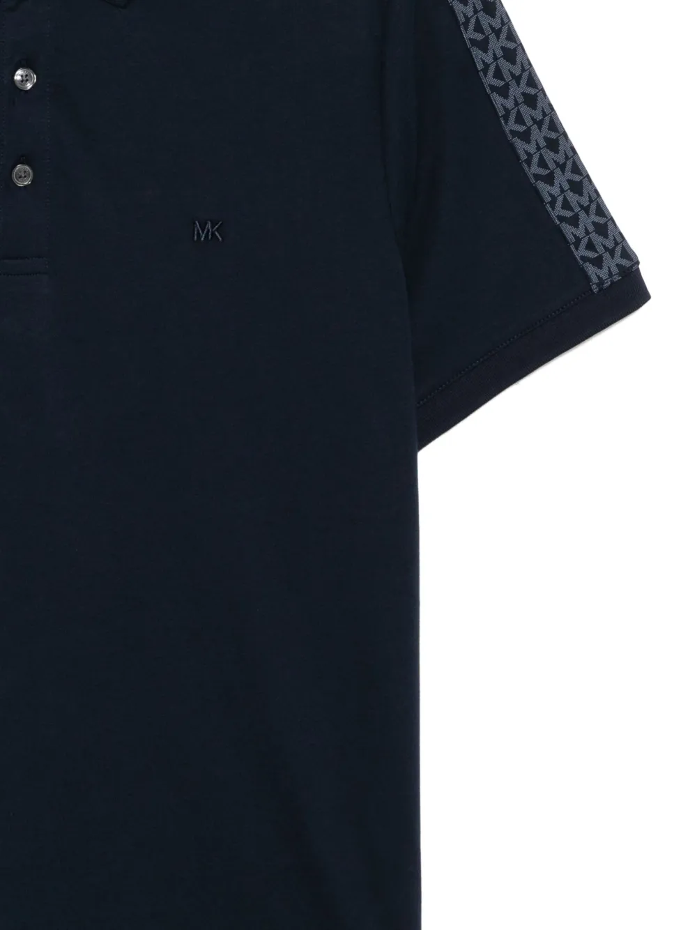 Michael Kors Poloshirt met geborduurd logo Blauw