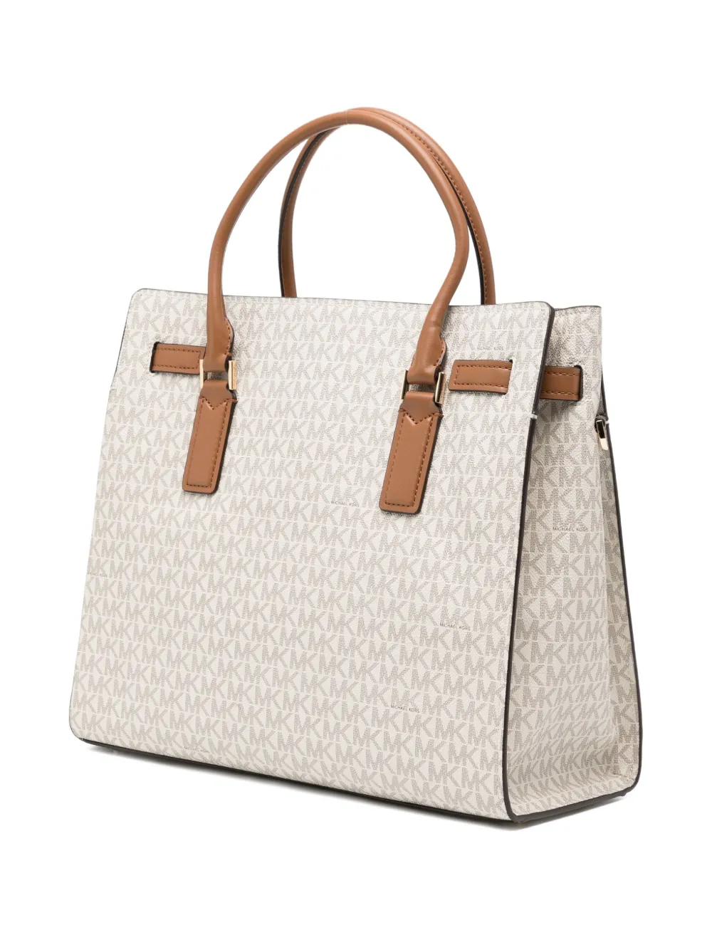 Michael Kors Large Hamilton Moderne Tote Bag In Neutral
