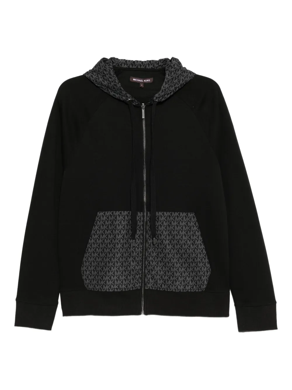 Michael Kors monogram hooded jacket | Black | Image 1