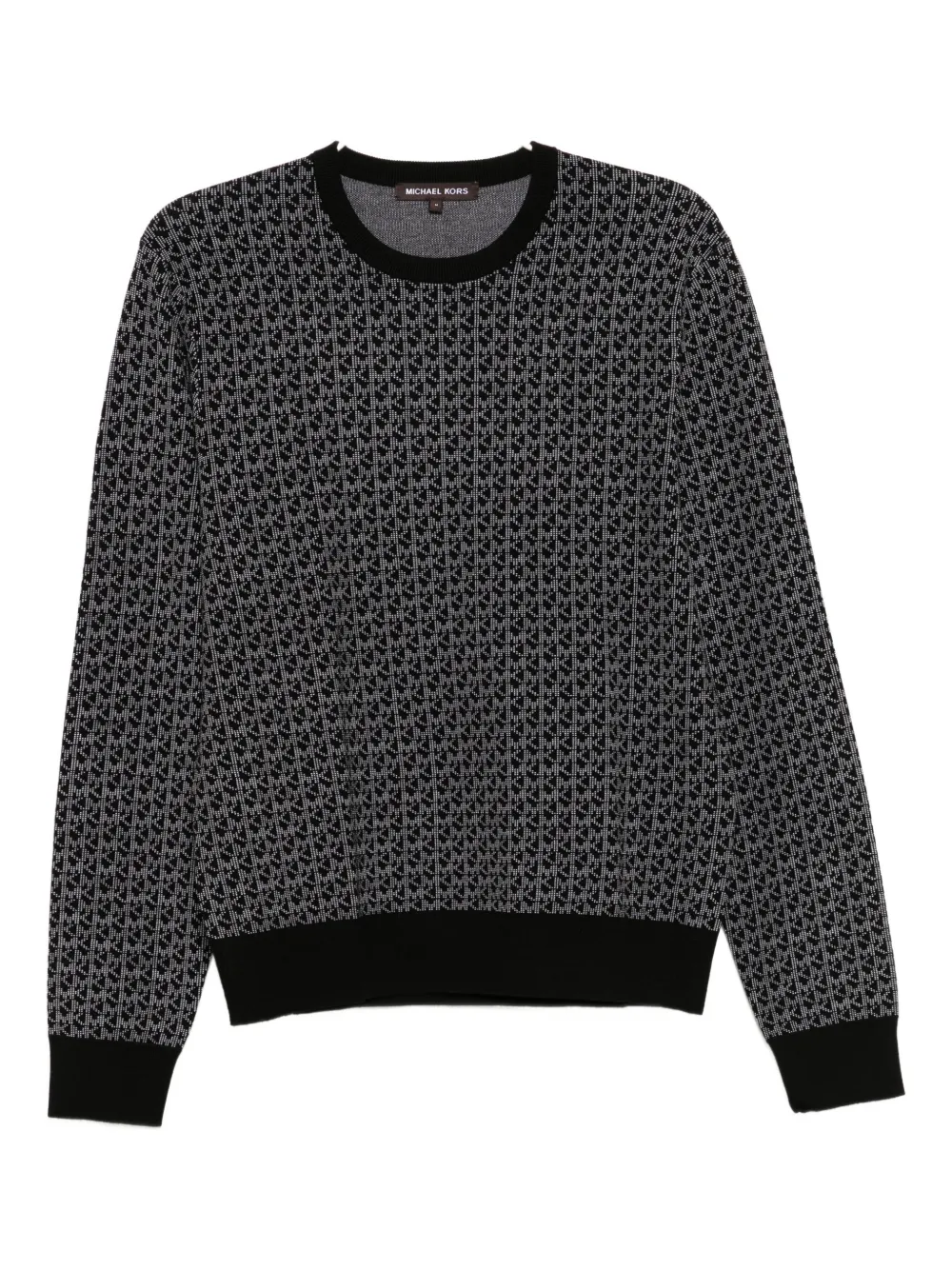Michael Kors all-over logo print sweatshirt - Nero