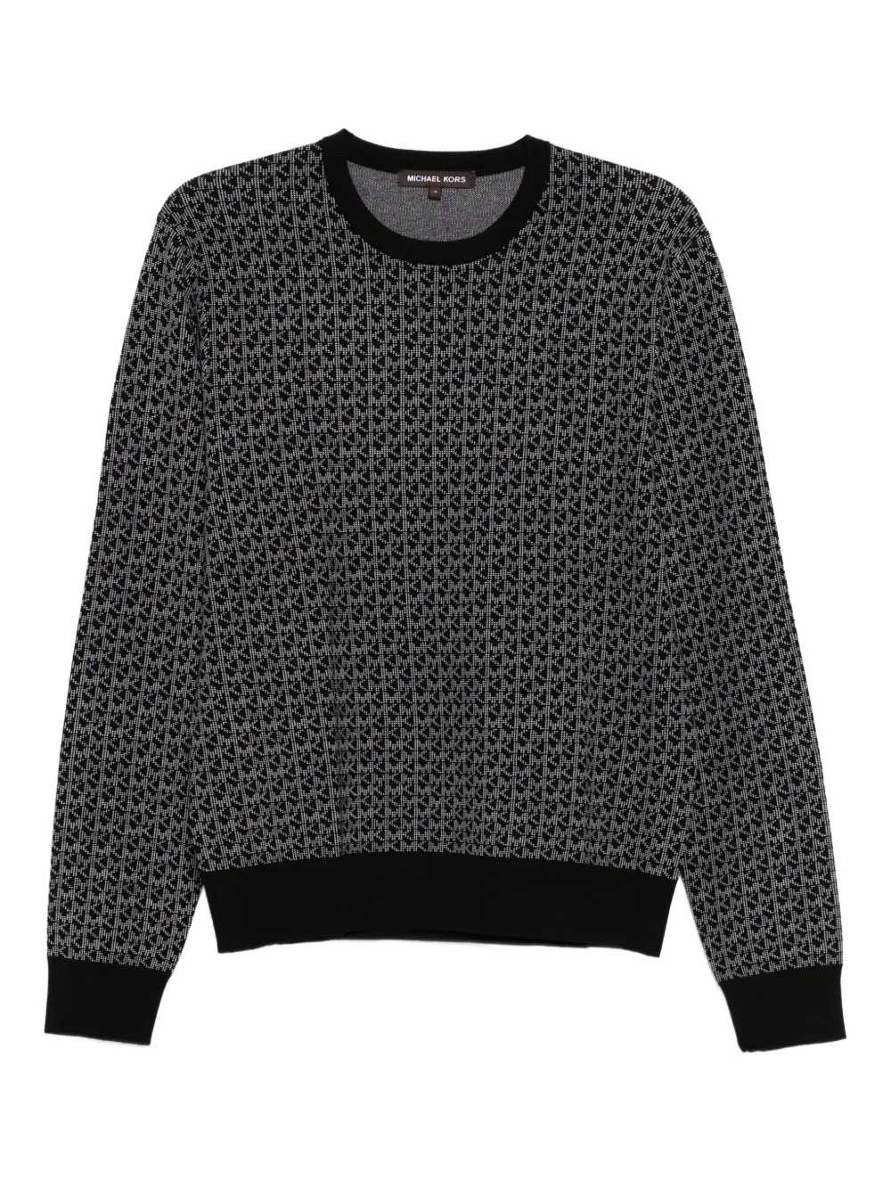 Michael Kors all-over logo print sweatshirt | Black | Image 1