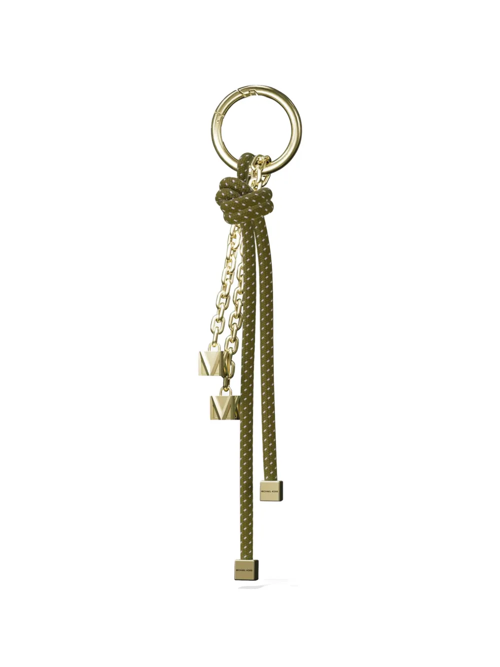 Michael Kors speckled knotted bag charm - Grün