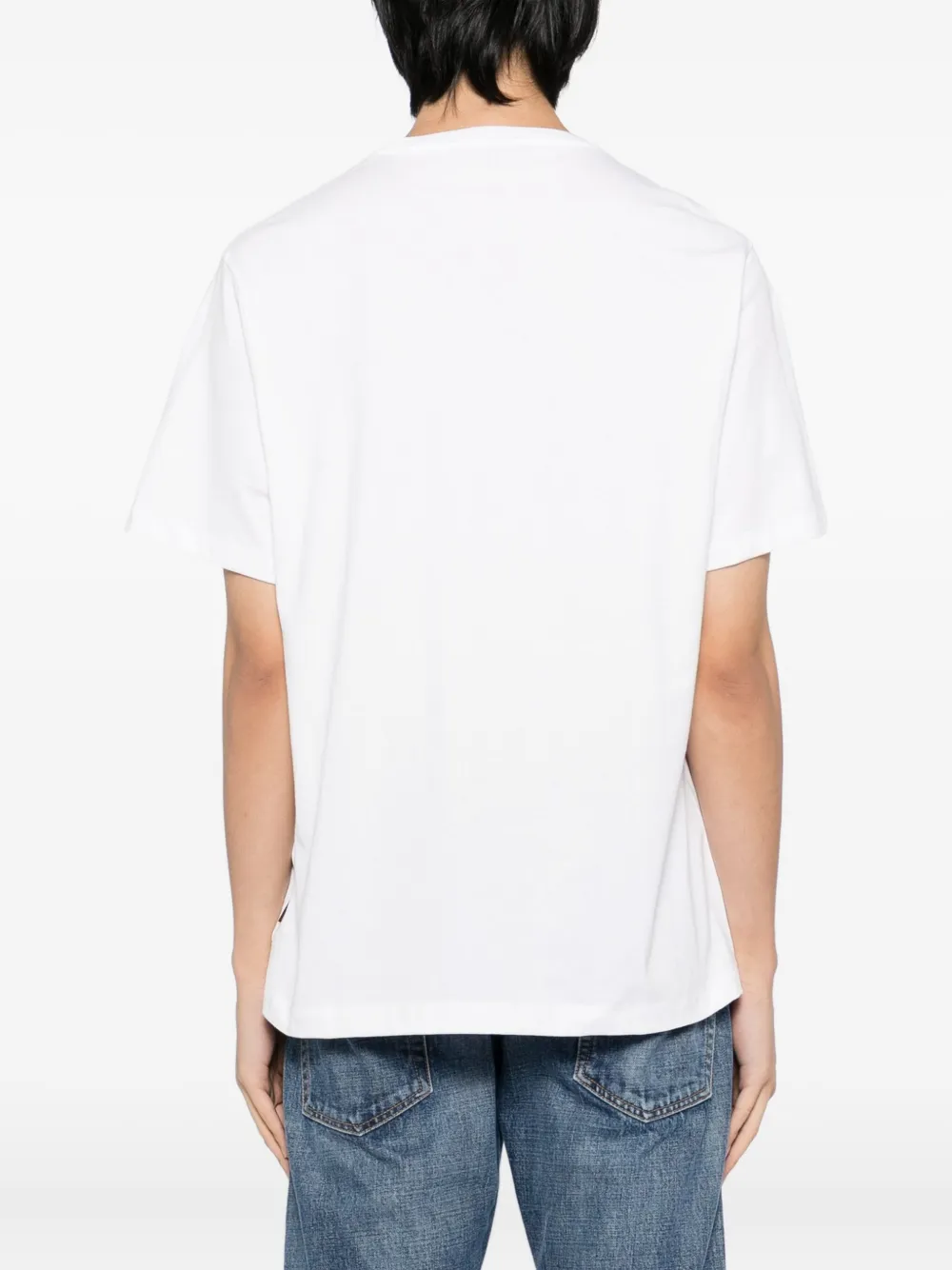 Michael Kors Logo-embroidered T-shirt In White
