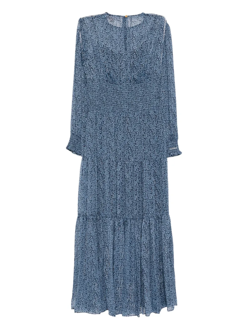 Michael Kors Georgette maxi dress - Blauw