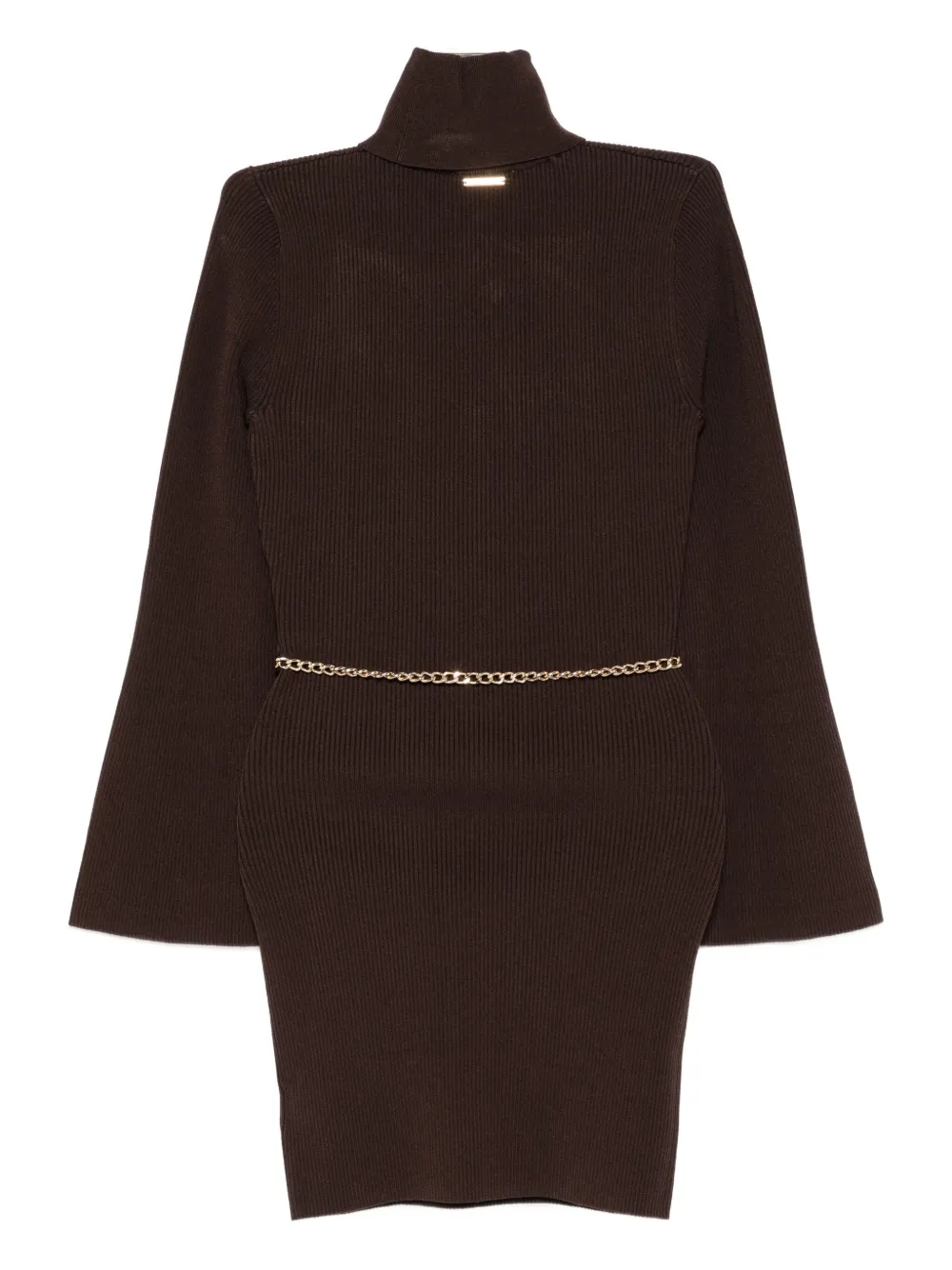 Michael Kors logo-chain mini dress - Bruin