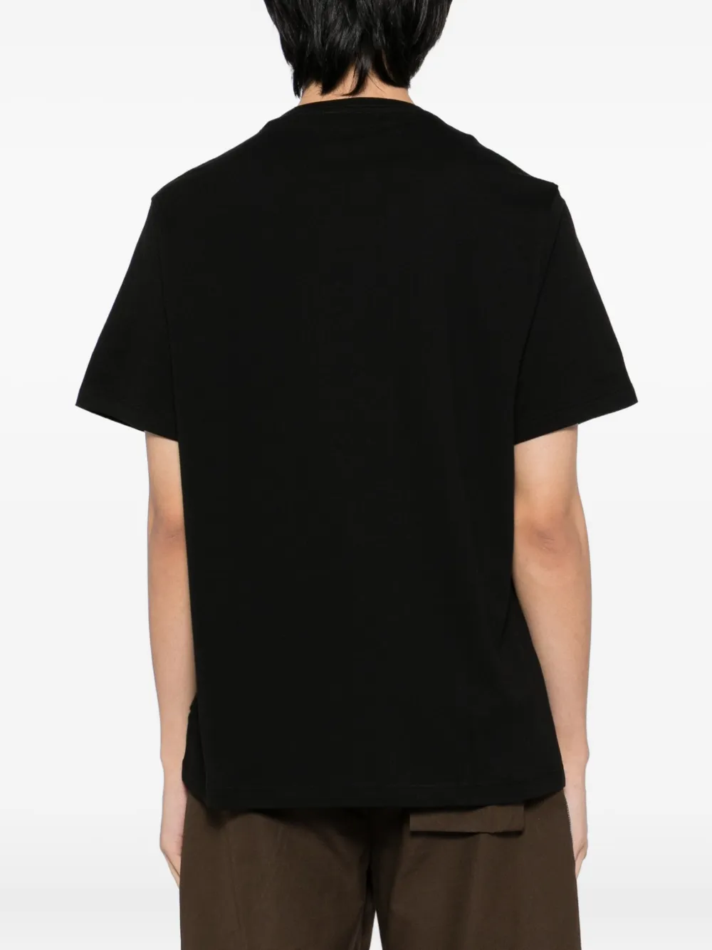 Michael Kors Logo-embossed T-shirt In Black