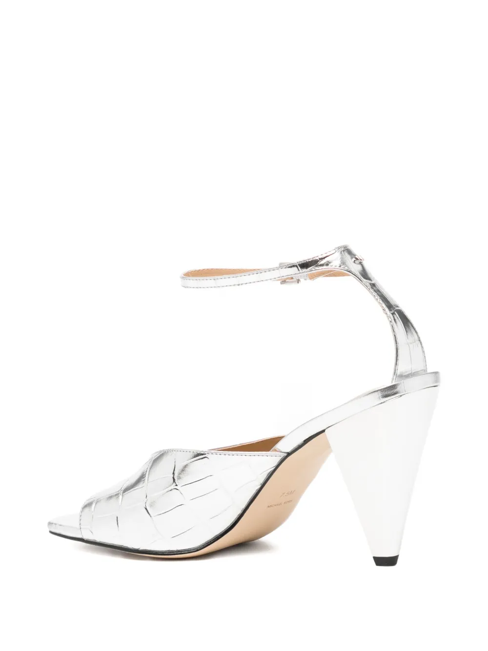 Michael Kors 90 mm Electra sandalen Zilver