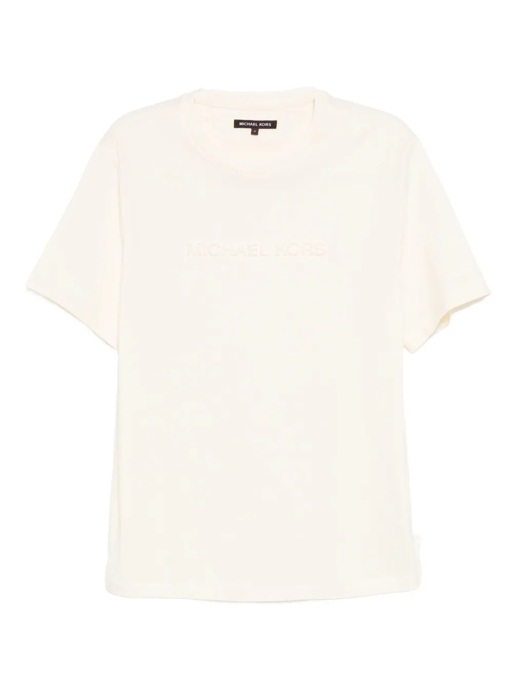 Michael Kors logo-embossed T-shirt | Neutrals | Image 1