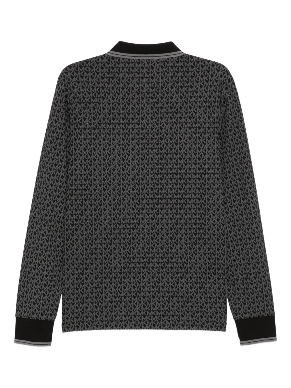 Michael Kors Poloshirt met monogram - Zwart