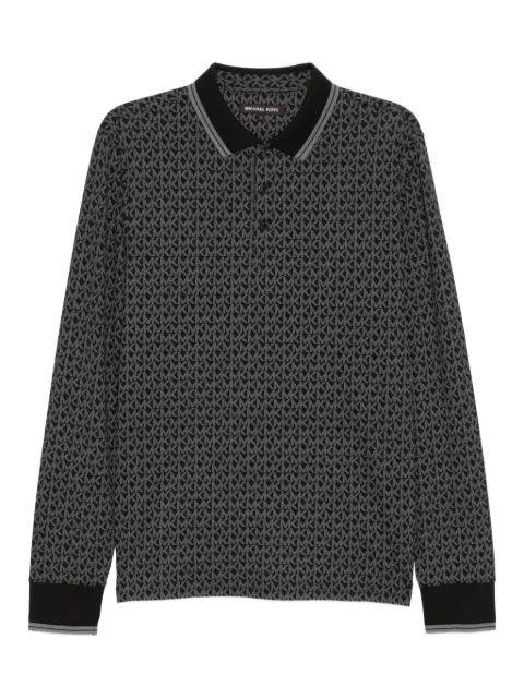 Michael Kors monogram polo shirt