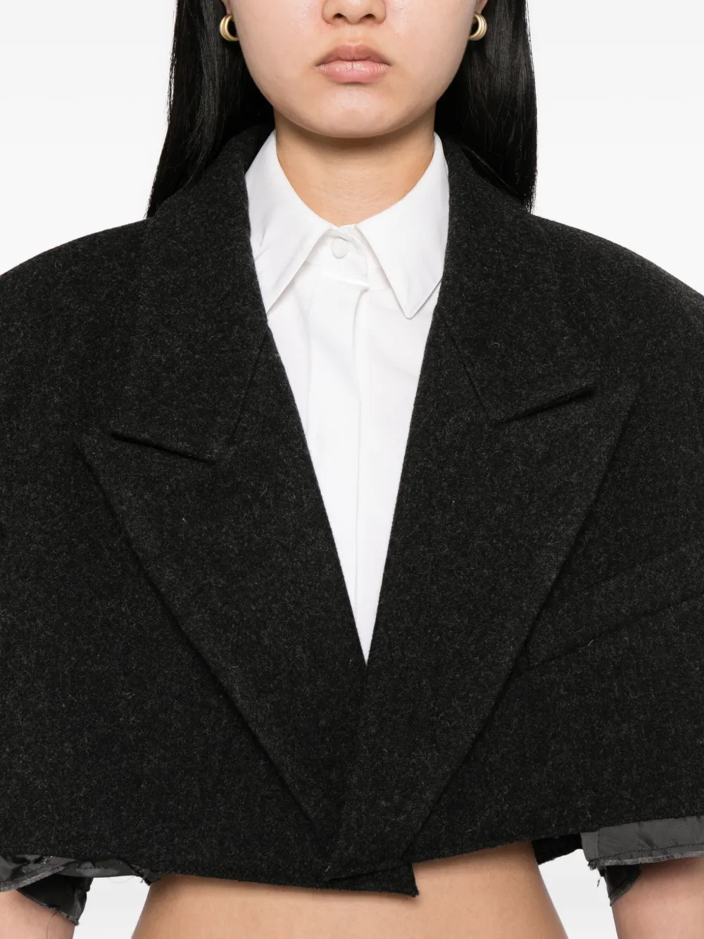 Vaquera Cropped jack Grijs