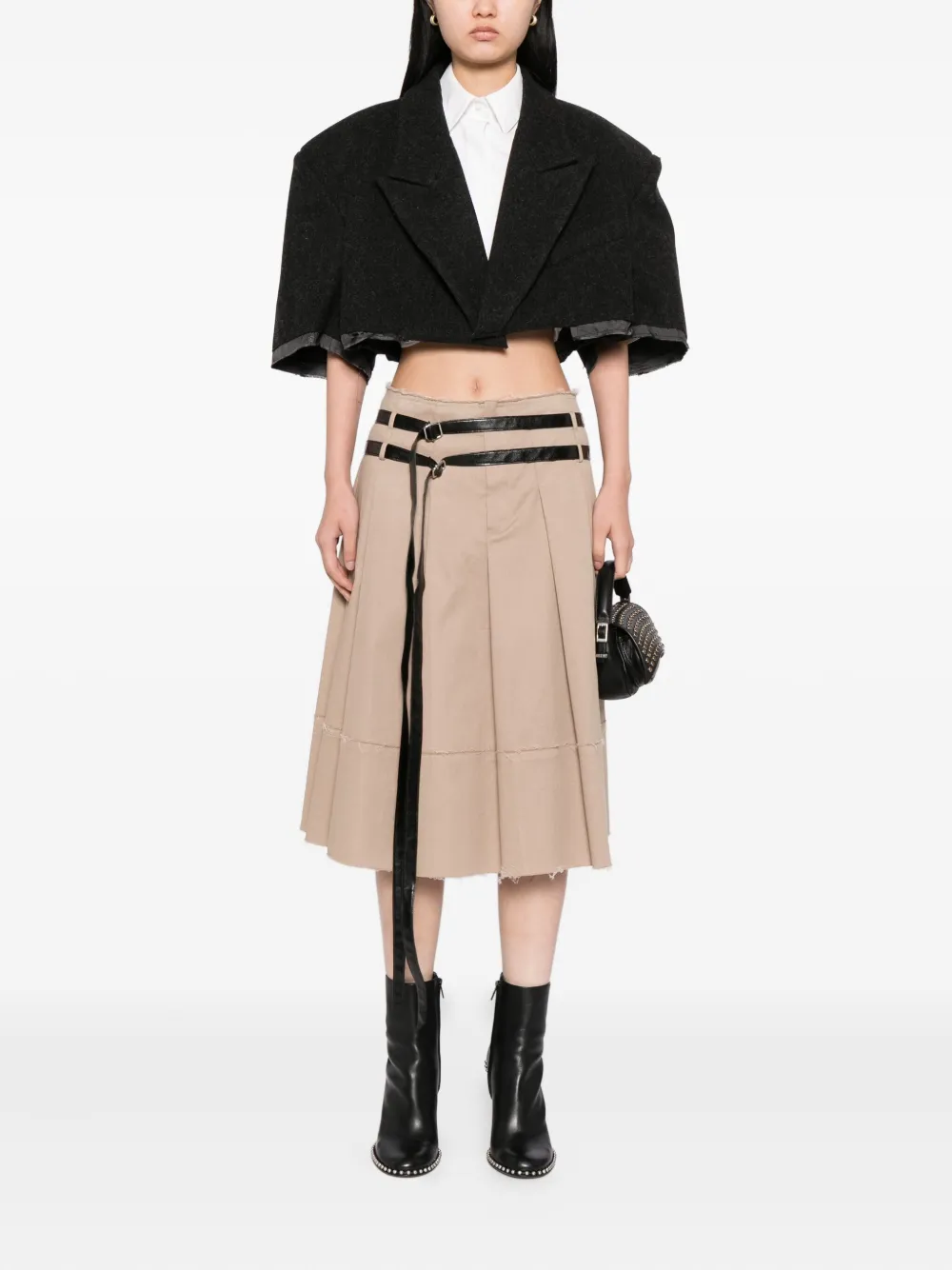 Vaquera Cropped jack Grijs