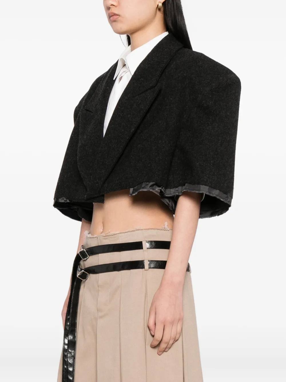 Vaquera Cropped jack Grijs