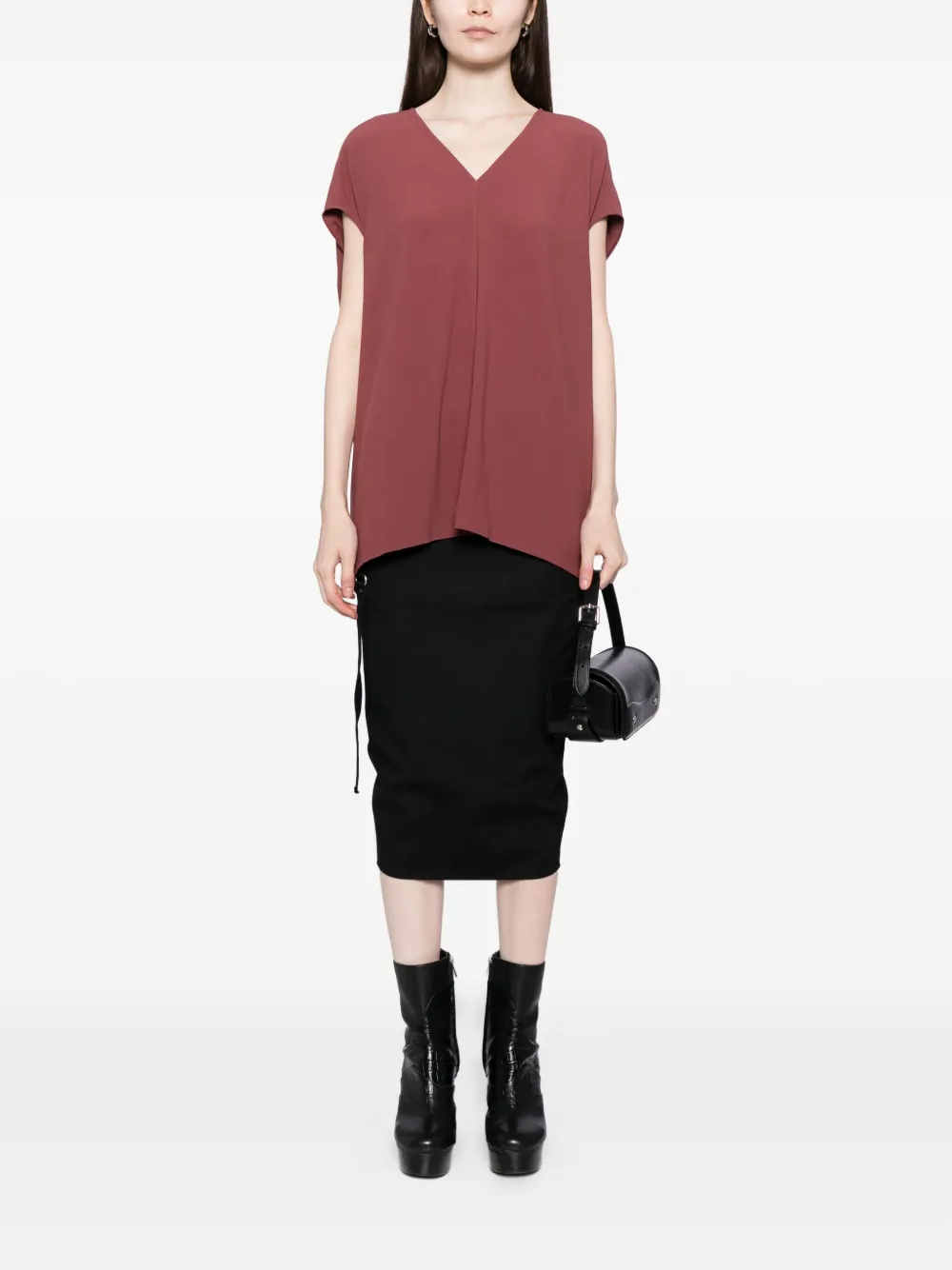 Rick Owens Floating blouse Bruin
