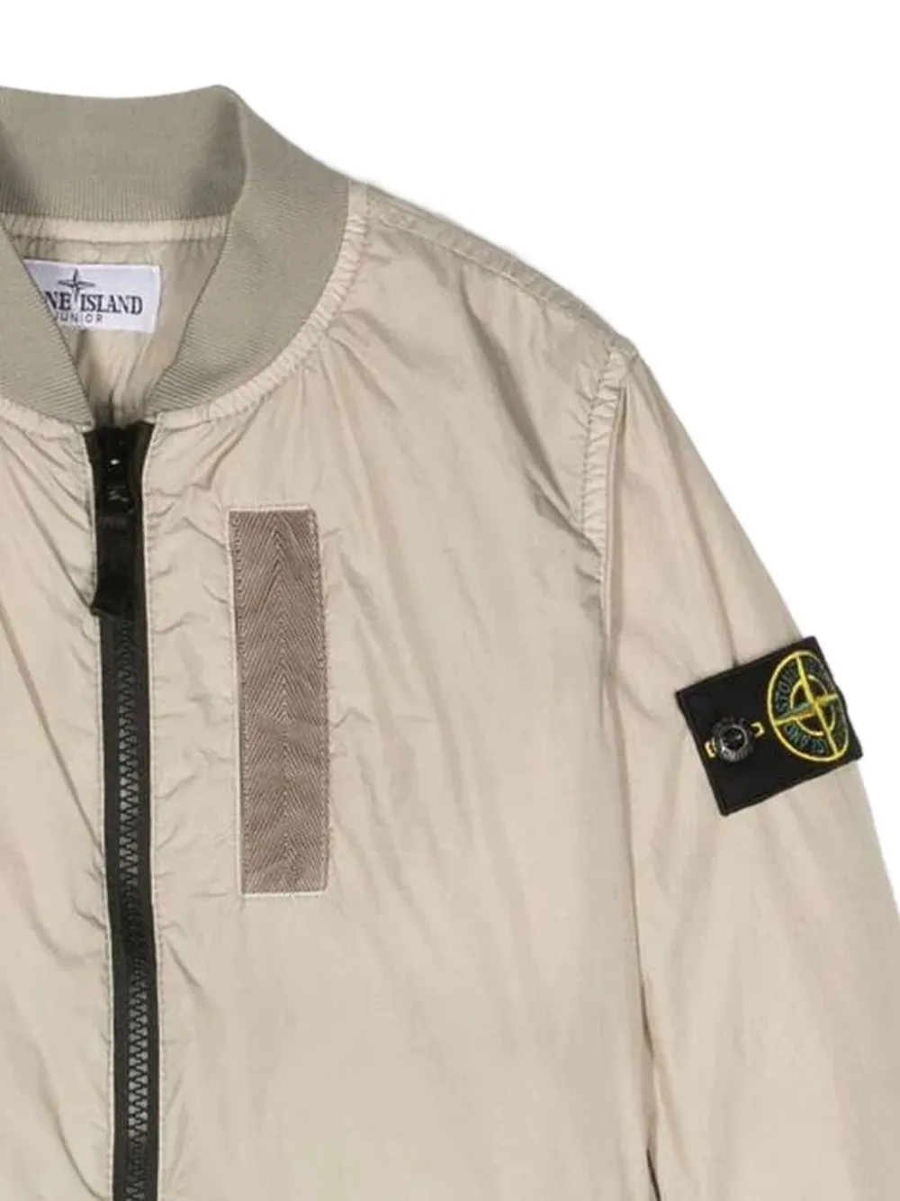 Stone Island Junior patch bomber jacket | Boys Bomber Jackets | Image 2