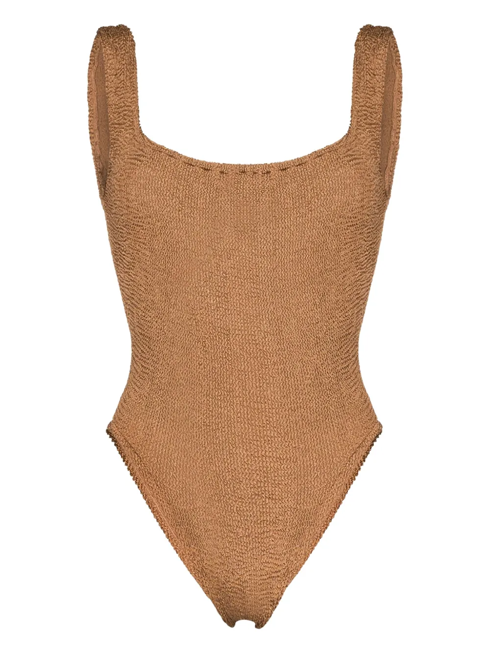 Hunza G square-neck swimsuit | Brown | Image 1