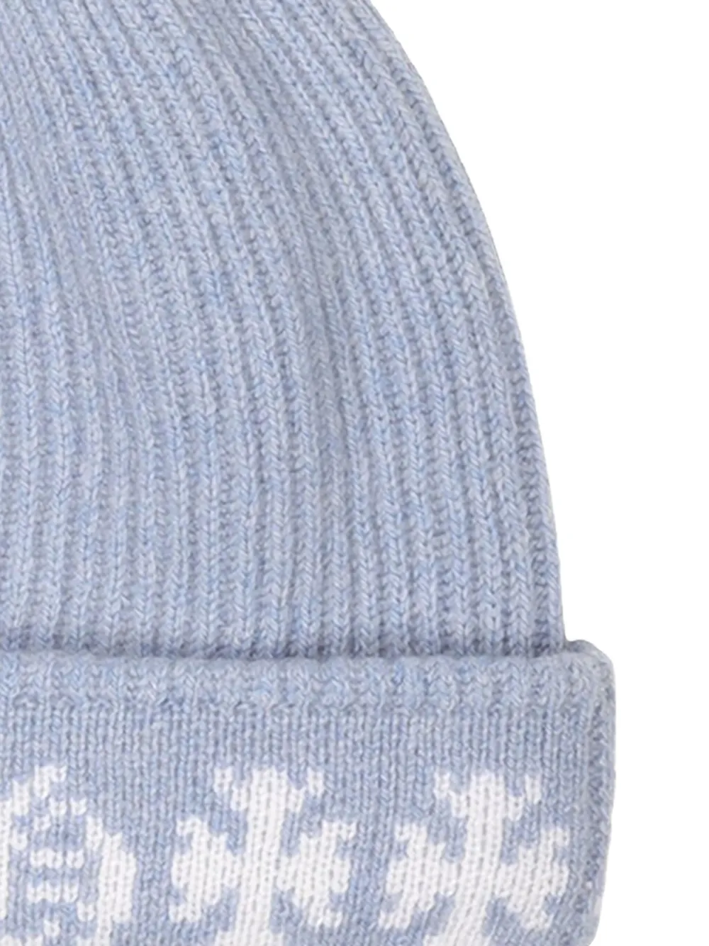 Chrome Hearts Big Daddy cashmere beanie - Blauw