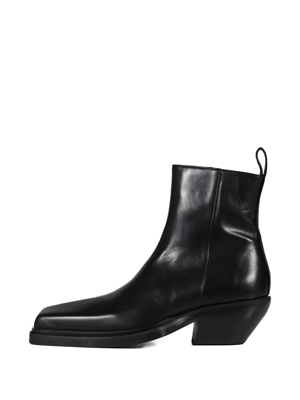 Egonlab Leather Ankle Boots In Black