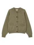 STUDIO TOMBOY patch-pocket speckled cardigan - Green