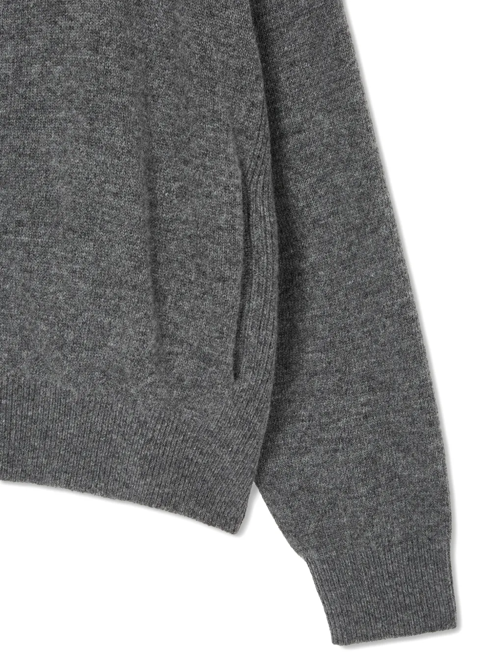 STUDIO TOMBOY Hoodie met geborduurd logo Grijs