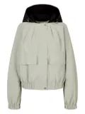 STUDIO TOMBOY detachable-hood flap-pocket jacket - Green