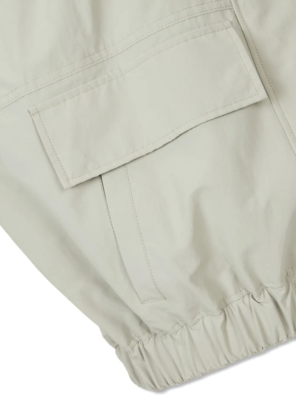Studio Tomboy Detachable-hood Flap-pocket Jacket In White