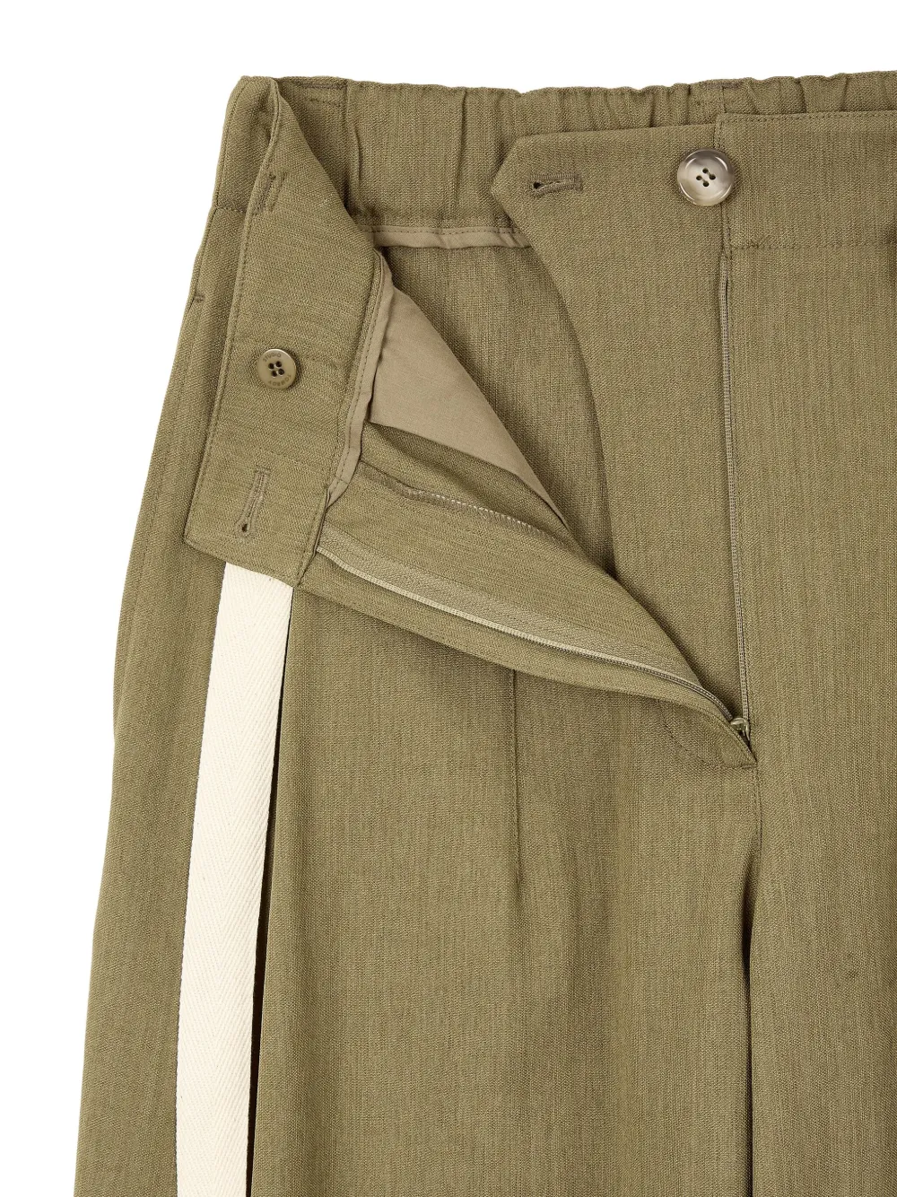 Studio Tomboy Drawstring Trousers In Green