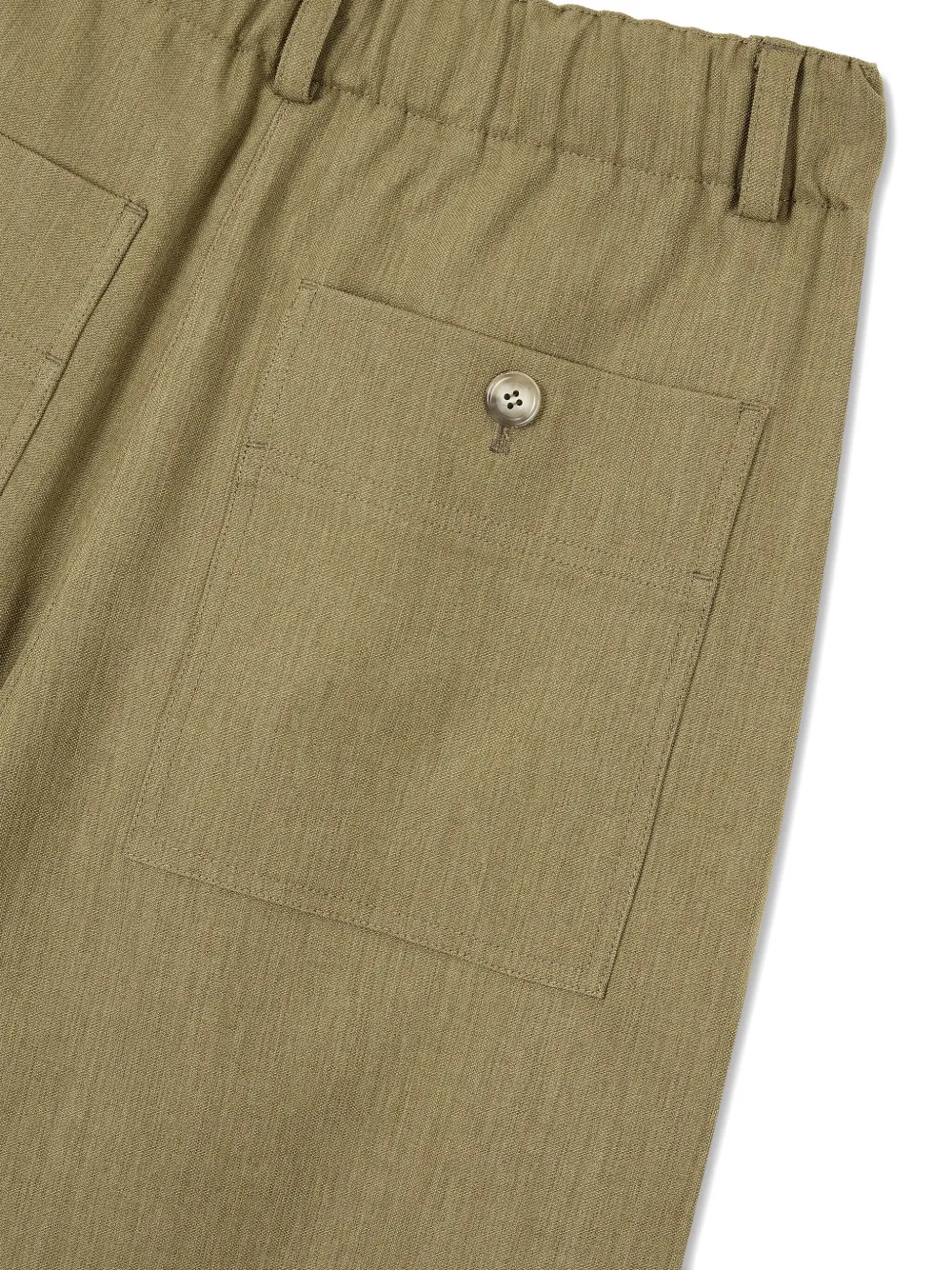 Studio Tomboy Drawstring Trousers In Green