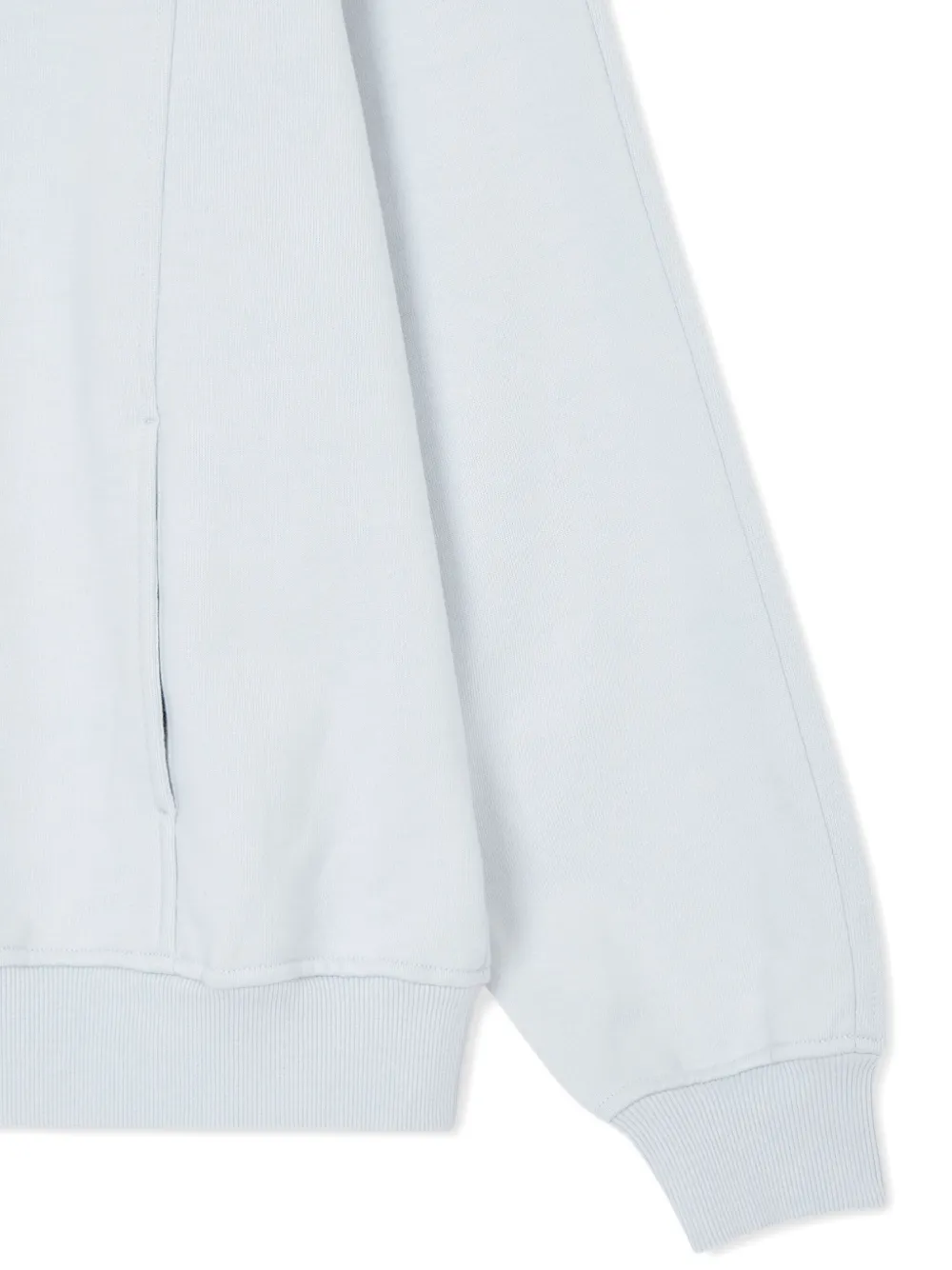 STUDIO TOMBOY Sweater met geborduurd logo en opgestikte zak Blauw