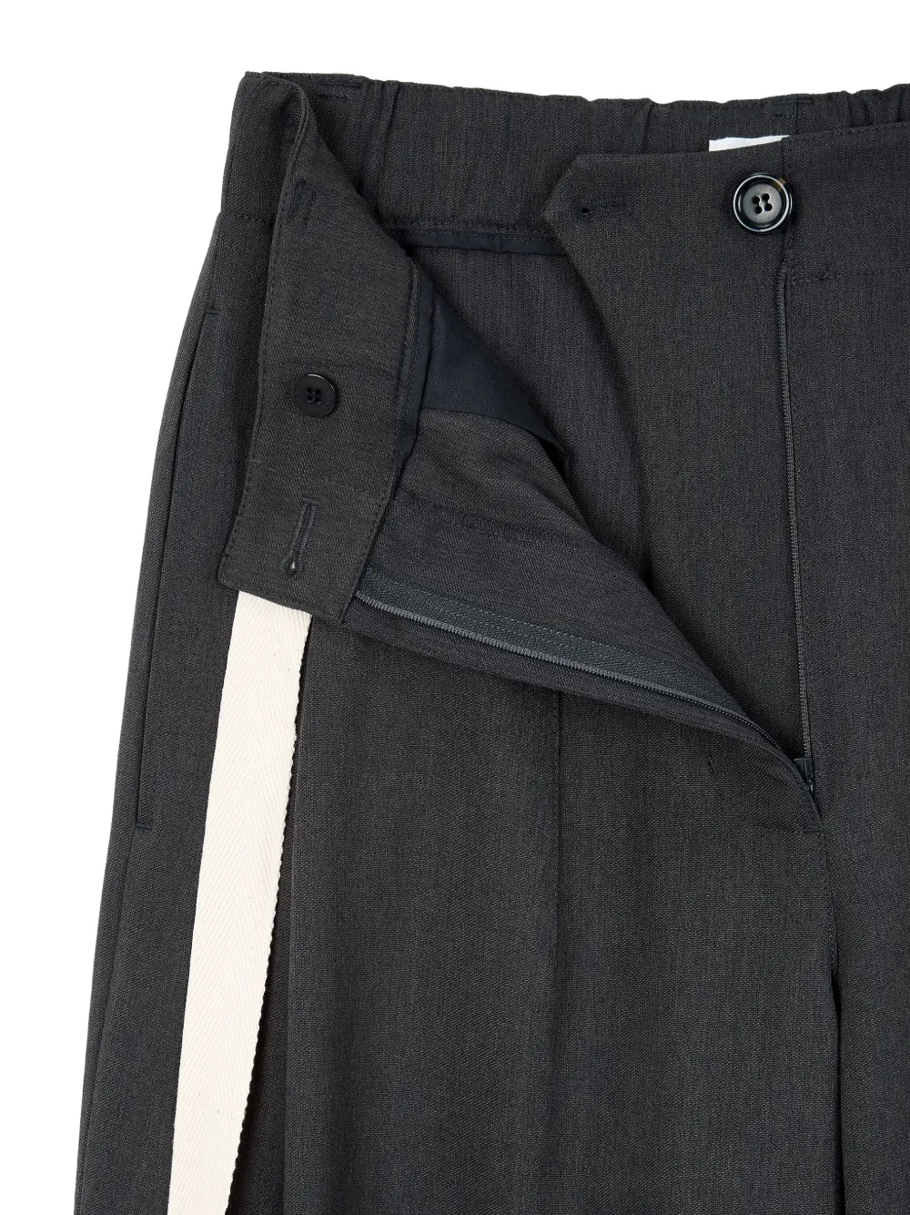 Studio Tomboy Drawstring Trousers In Gray