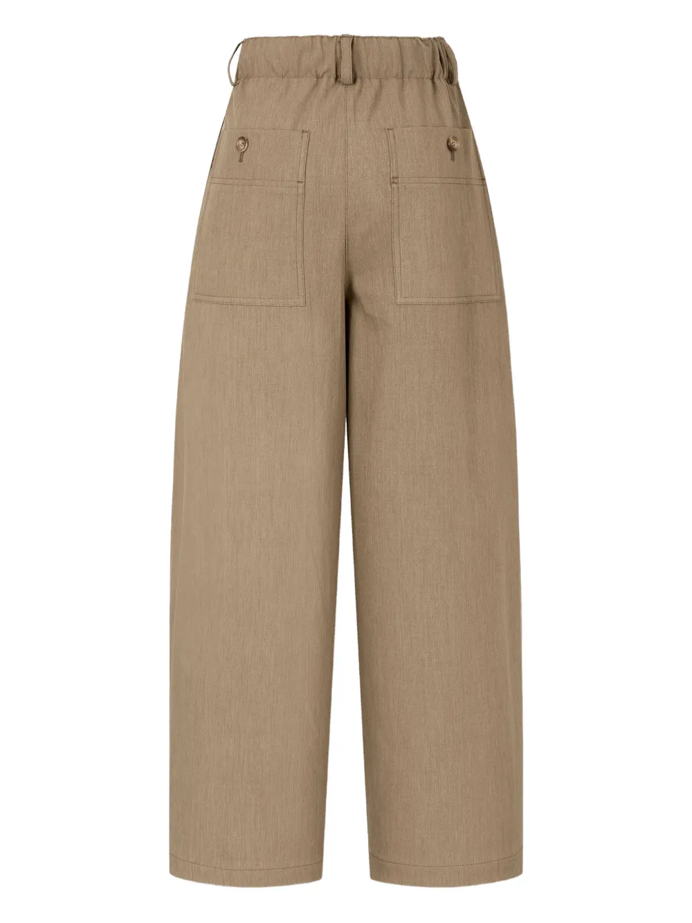 STUDIO TOMBOY Broek met trekkoord - Bruin