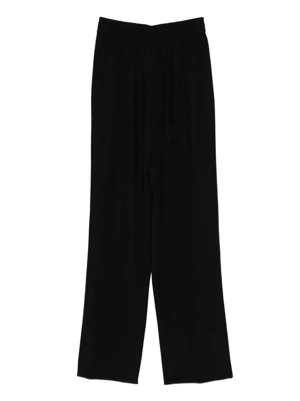 Emporio Armani Broek met elastische tailleband - Zwart